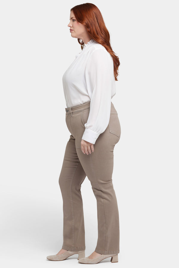 Nydj Marilyn Straight Jeans In Plus Size