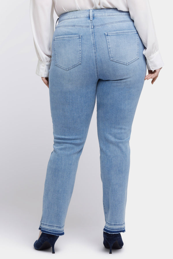 nydj Marilyn Straight Jeans In Plus Size