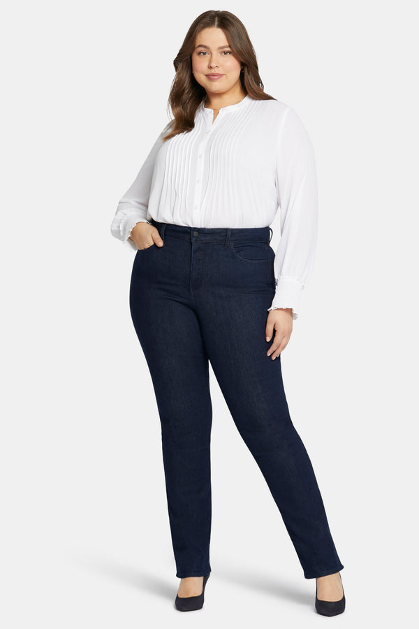 Nydj Marilyn Straight Jeans In Plus Size