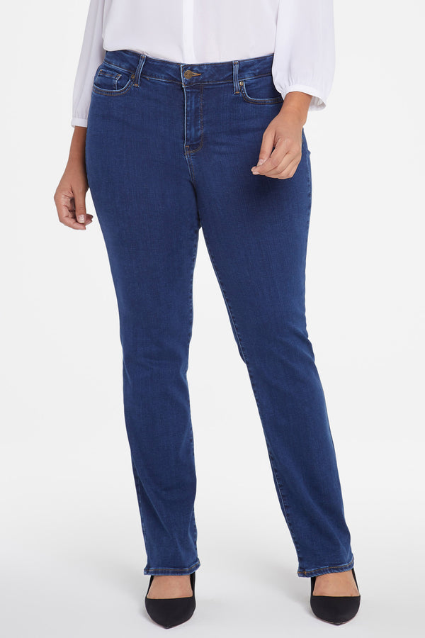 Nydj Marilyn Straight Jeans In Plus Size