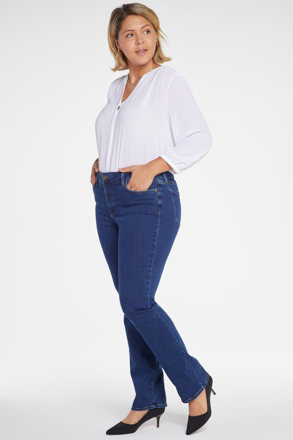 Nydj Marilyn Straight Jeans In Plus Size