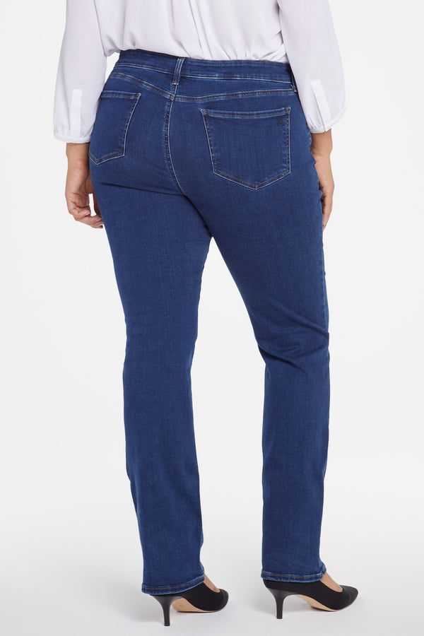 nydj Marilyn Straight Jeans In Plus Size