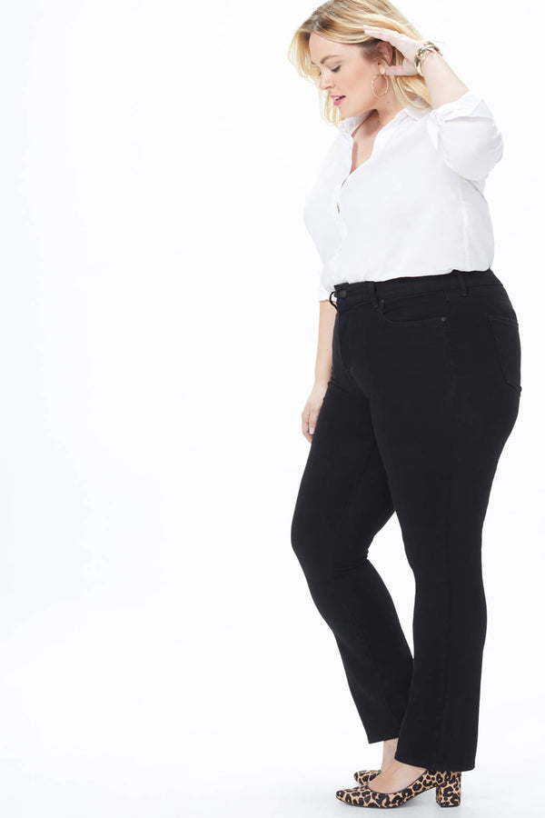 nydj Marilyn Straight Jeans In Plus Size