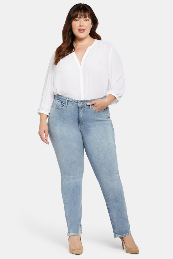 Nydj Marilyn Straight Jeans In Plus Size