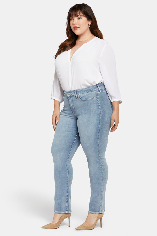 Nydj Marilyn Straight Jeans In Plus Size