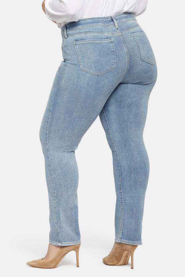 nydj Marilyn Straight Jeans In Plus Size