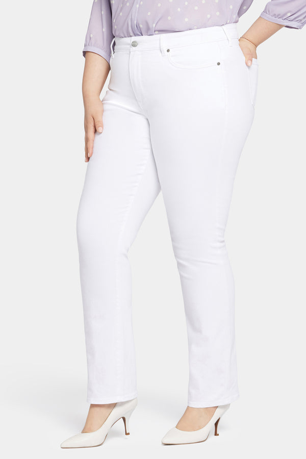 Nydj Marilyn Straight Jeans In Plus Size