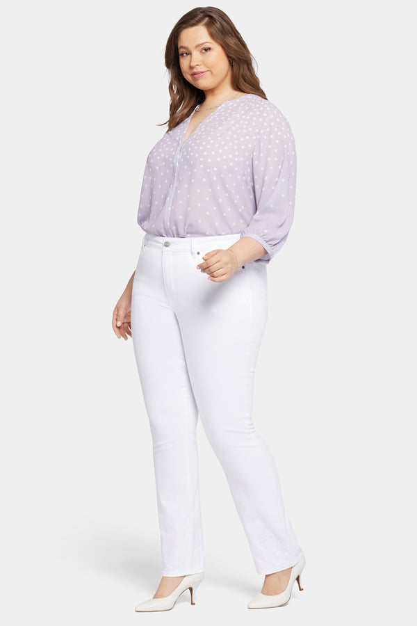 Nydj Marilyn Straight Jeans In Plus Size