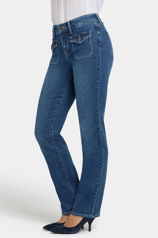 Nydj Marilyn Straight Jeans
