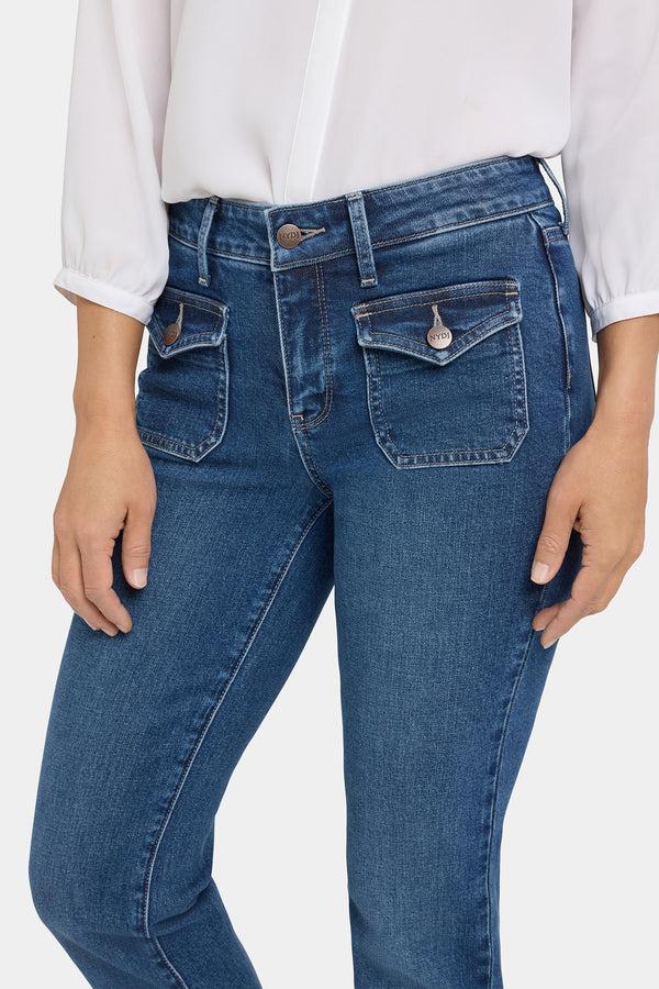 nydj Marilyn Straight Jeans