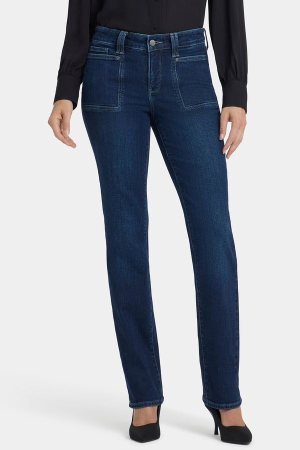 Nydj Marilyn Straight Jeans