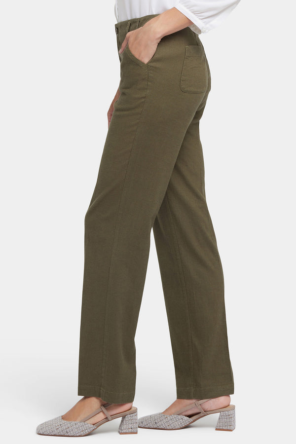 Nydj Marilyn Straight Pants In Petite