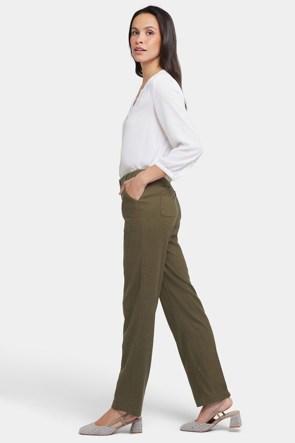 Nydj Marilyn Straight Pants In Petite
