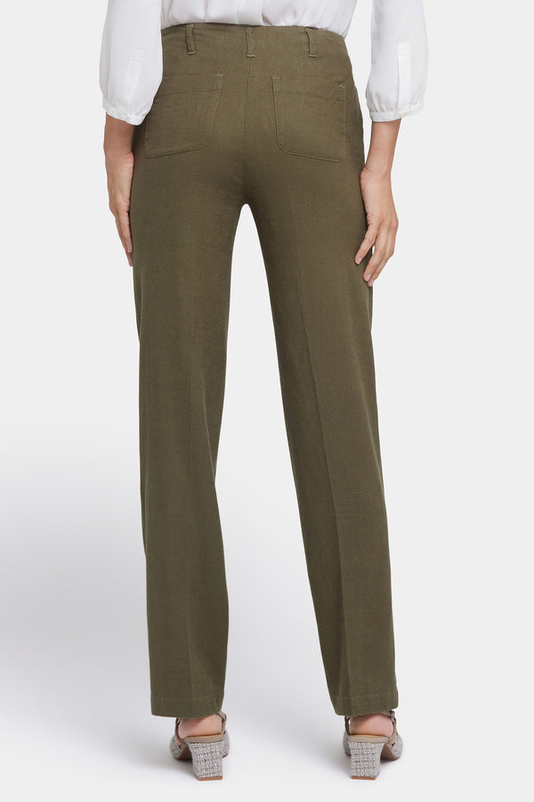 nydj Marilyn Straight Pants In Petite