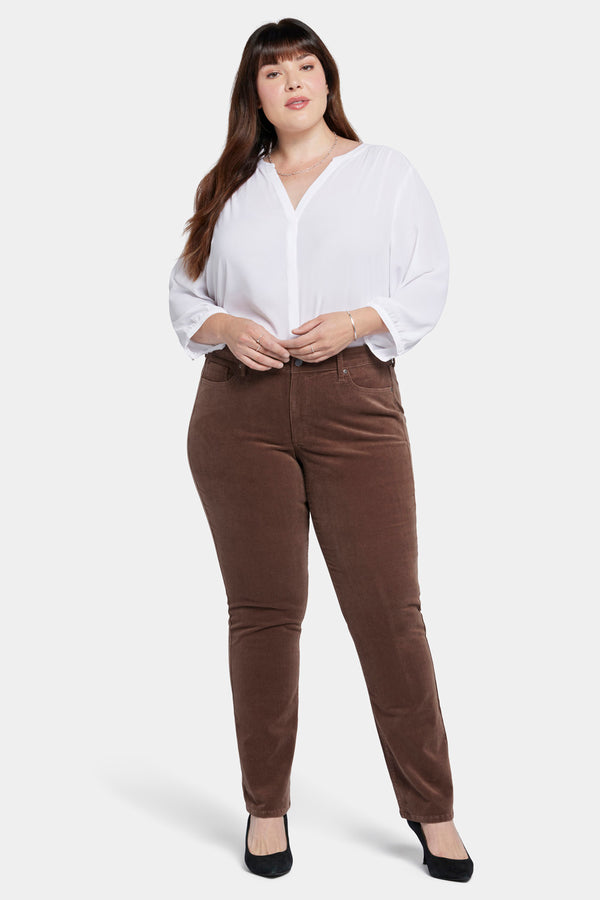 Nydj Marilyn Straight Pants In Plus Size