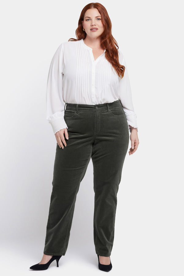 Nydj Marilyn Straight Pants In Plus Size
