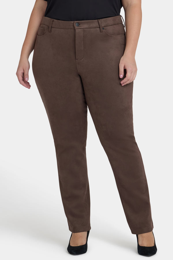 Nydj Marilyn Straight Pants In Plus Size