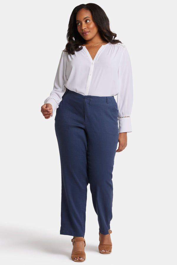 Nydj Marilyn Straight Pants In Plus Size