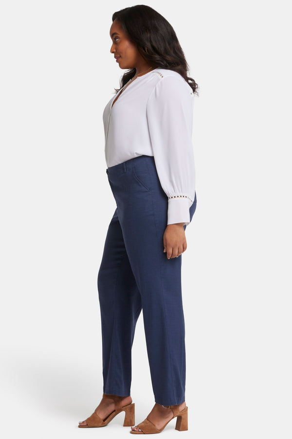 Nydj Marilyn Straight Pants In Plus Size