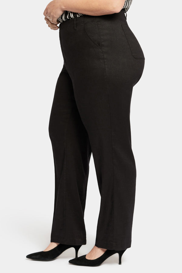 Nydj Marilyn Straight Pants In Plus Size