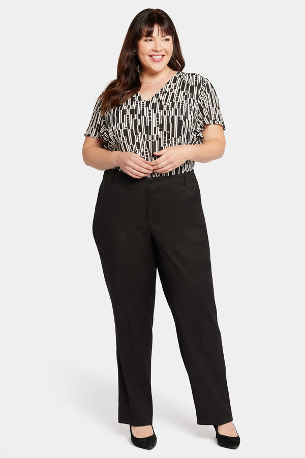 Nydj Marilyn Straight Pants In Plus Size
