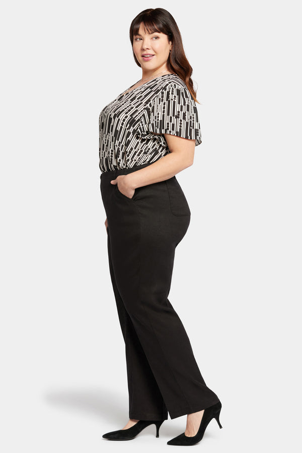 Nydj Marilyn Straight Pants In Plus Size