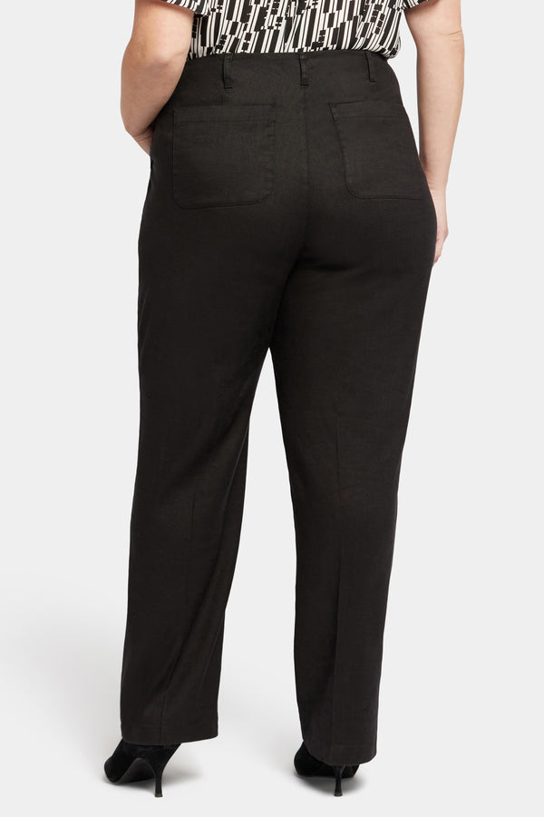 nydj Marilyn Straight Pants In Plus Size