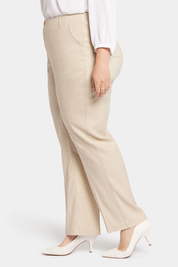 Nydj Marilyn Straight Pants In Plus Size