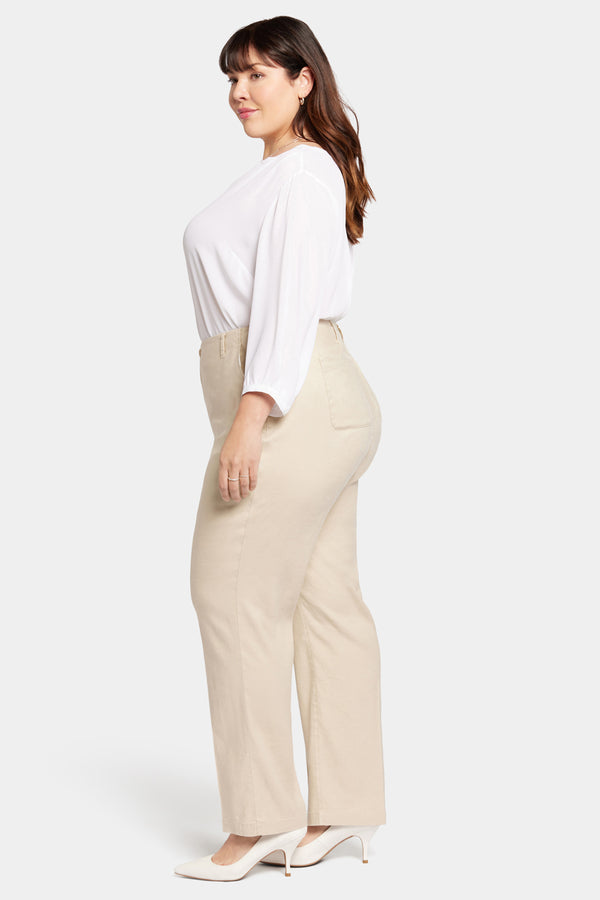 Nydj Marilyn Straight Pants In Plus Size