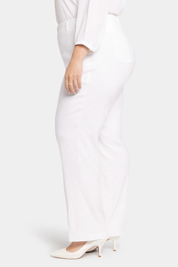 Nydj Marilyn Straight Pants In Plus Size