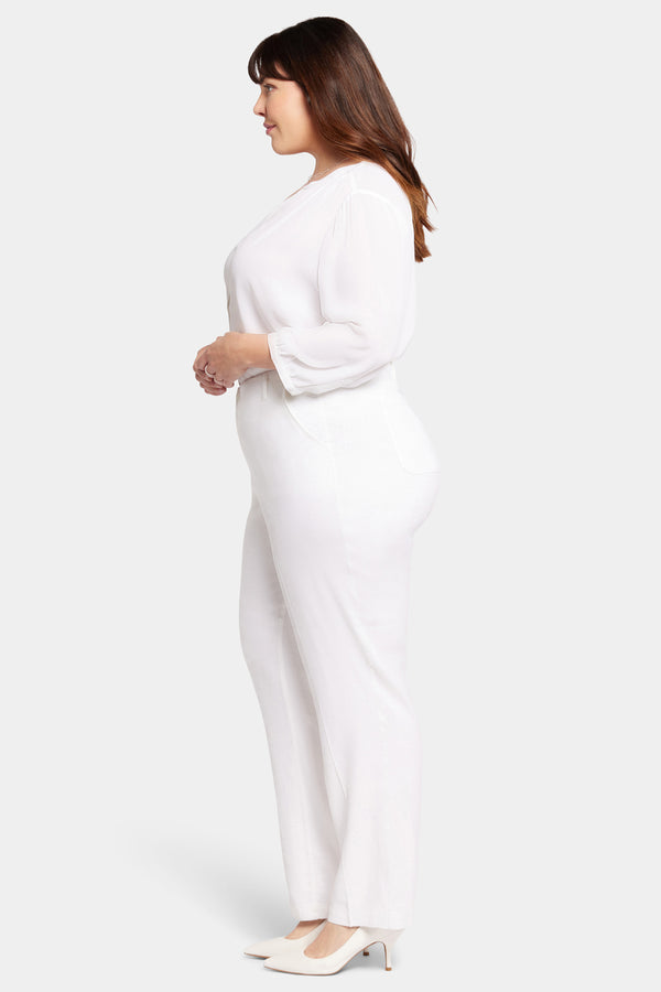 Nydj Marilyn Straight Pants In Plus Size