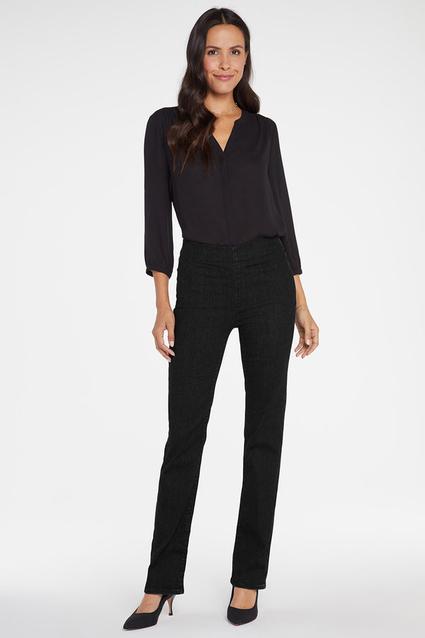 Nydj Marilyn Straight Pull-On Jeans