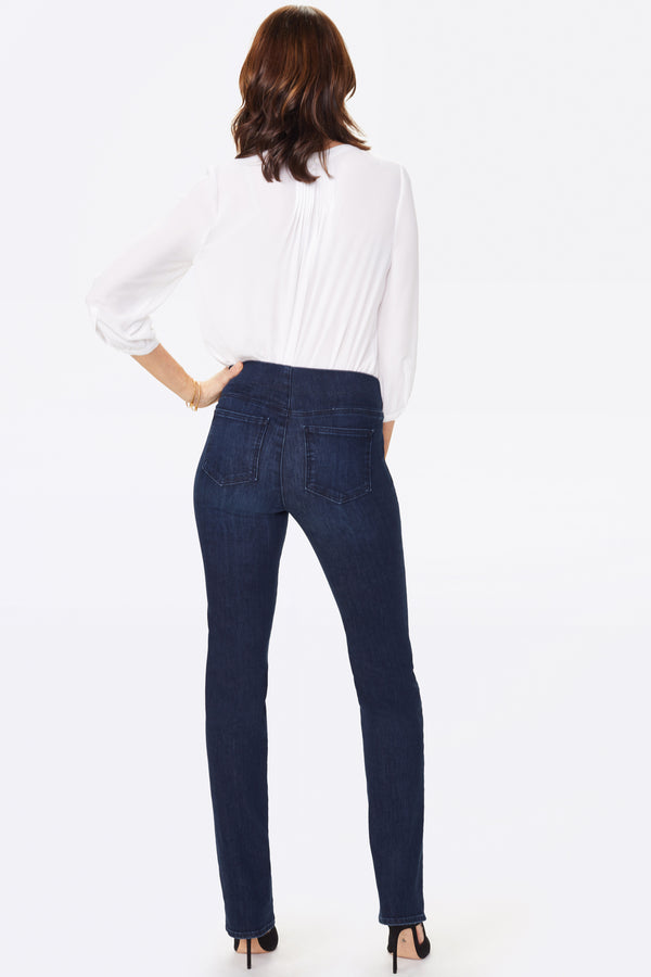 Nydj Marilyn Straight Pull-On Jeans