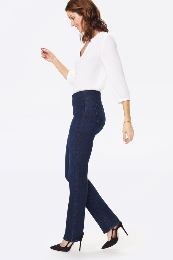 Nydj Marilyn Straight Pull-On Jeans