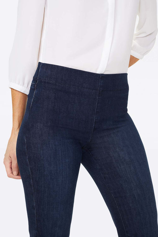 nydj Marilyn Straight Pull-On Jeans