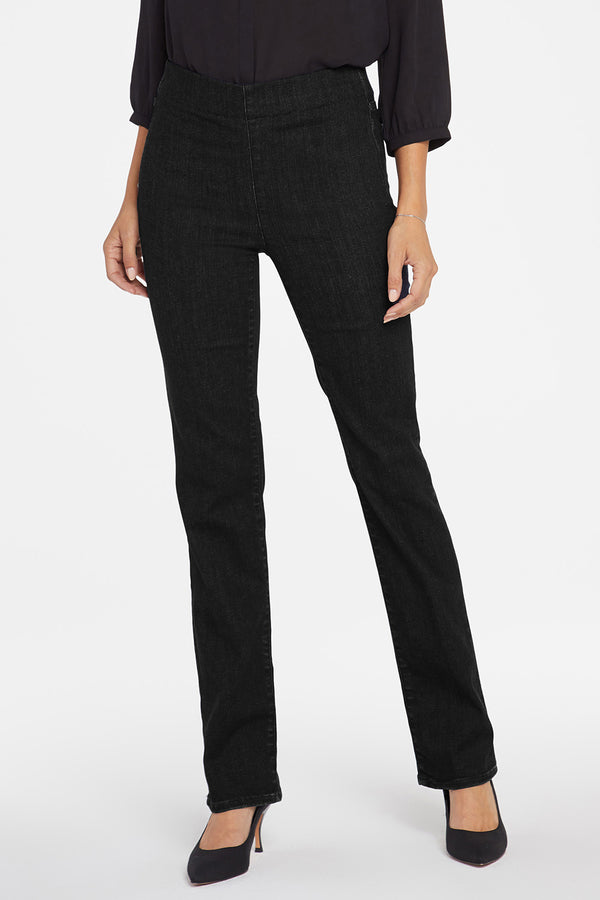 nydj Marilyn Straight Pull-On Jeans