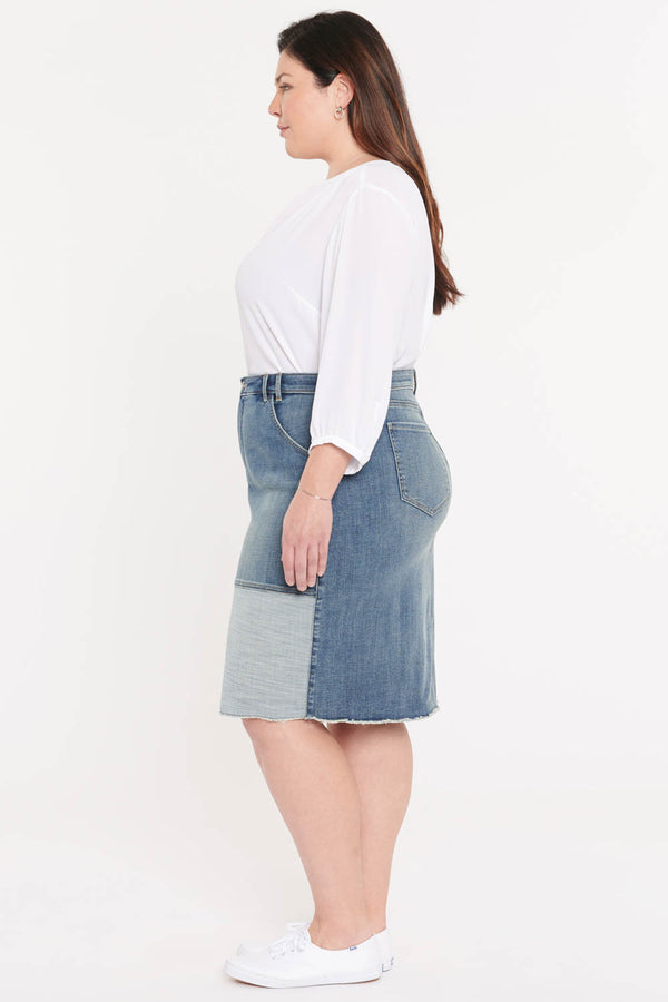 Nydj Midi Skirt In Plus Size