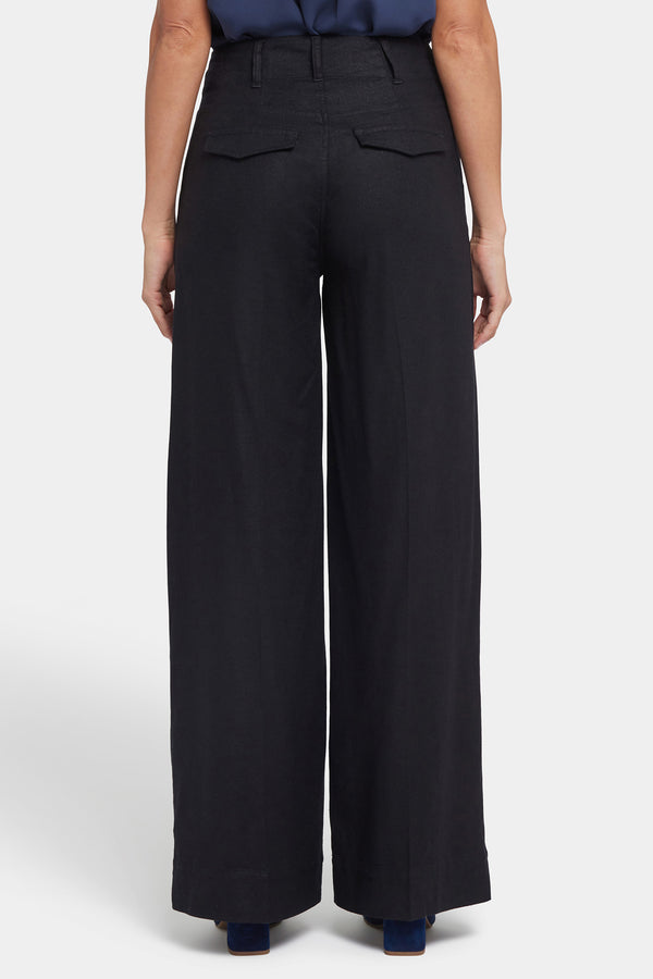 nydj Mona Wide Leg Trouser Pants In Petite