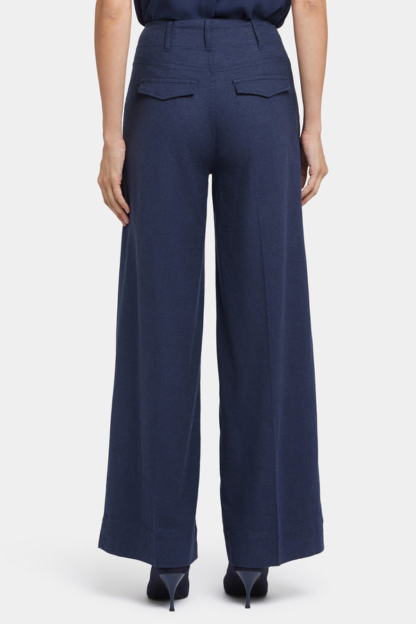 nydj Mona Wide Leg Trouser Pants In Petite