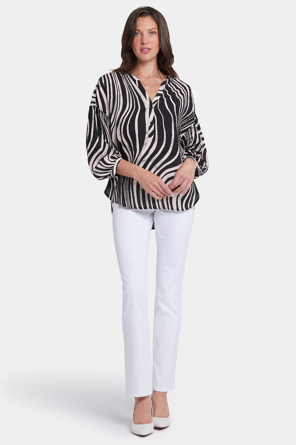 Nydj Paulina Peasant Blouse