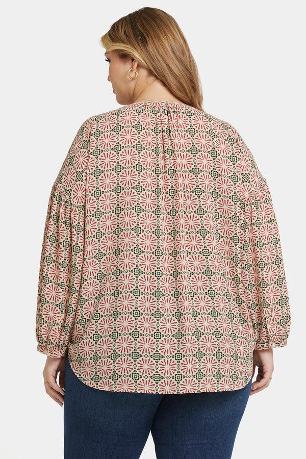 nydj Paulina Peasant Blouse In Plus Size