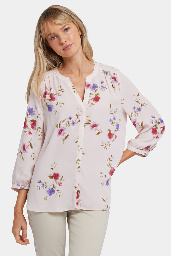 Nydj Pintuck Blouse