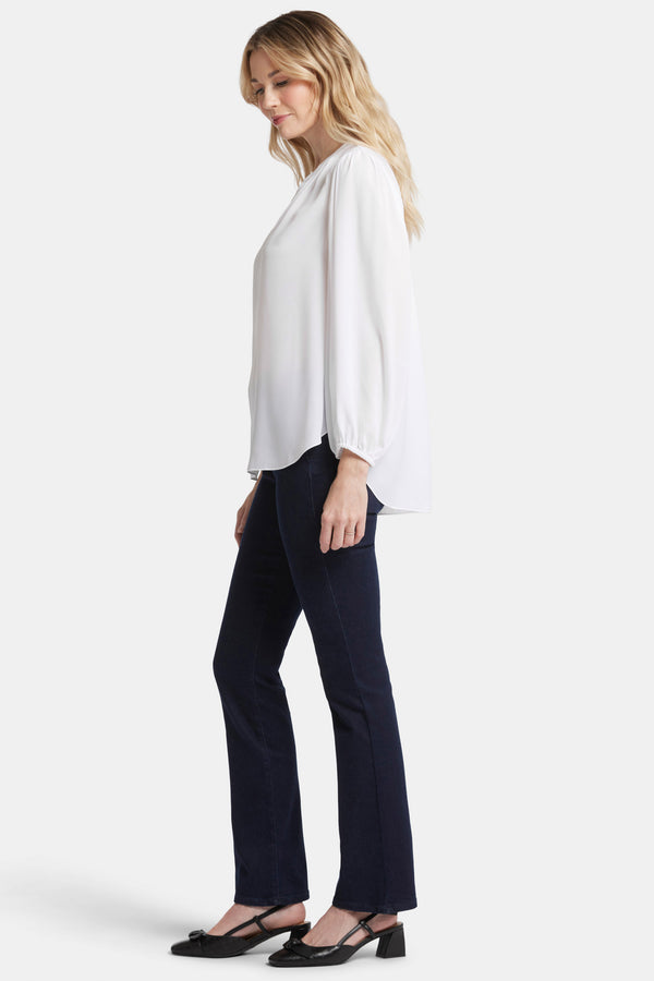 Nydj Puff Sleeve Popover Top