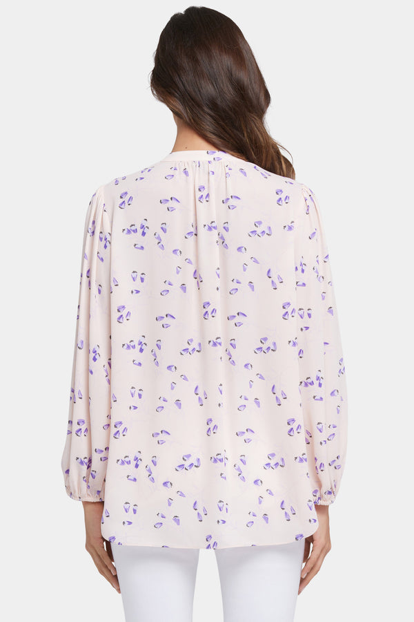 Nydj Puff Sleeved Popover Top