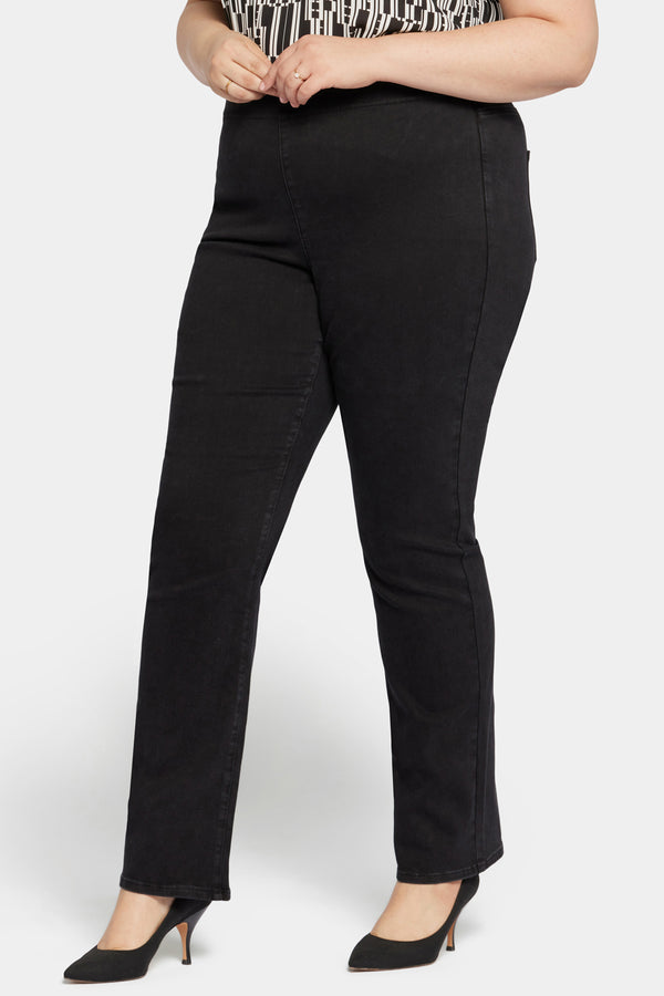 Nydj Pull-On Straight Pants In Plus Size