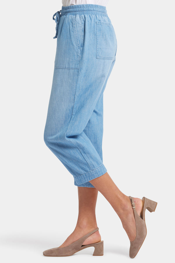 Nydj Relaxed Drawstring Cargo Pull-On Pants