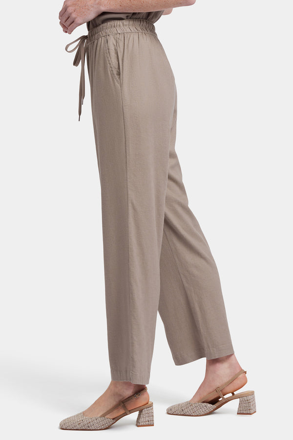 Nydj Relaxed Drawstring Pull-On Pants In Petite