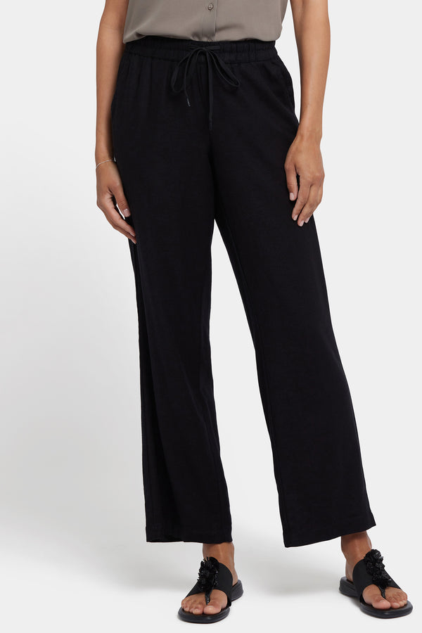 Nydj Relaxed Drawstring Pull-On Pants In Petite