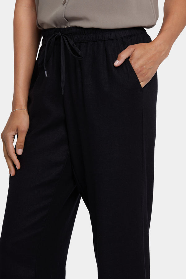 Nydj Relaxed Drawstring Pull-On Pants In Petite