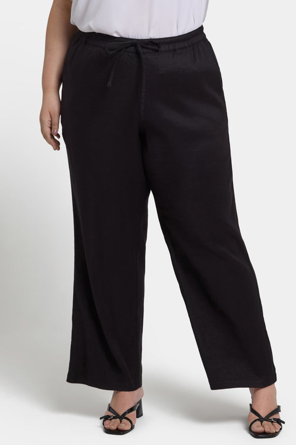 Nydj Relaxed Drawstring Pull-On Pants In Plus Size